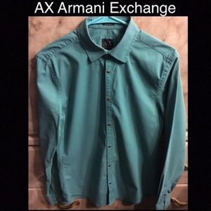 AX Armani exchange button down shirt